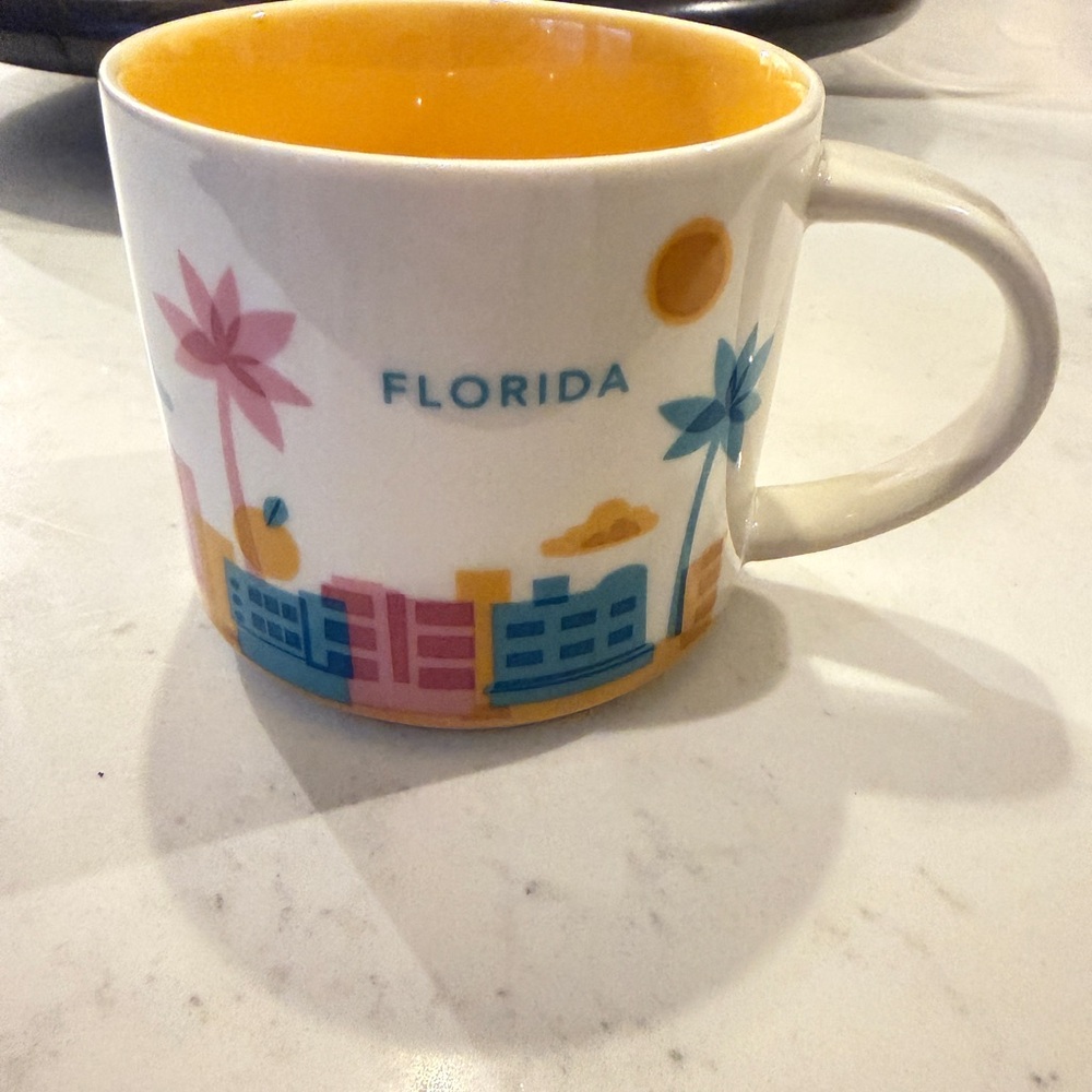Starbucks "You Are Here" collection 14 oz Florida ceramic coffee mug - Picture 5 of 5